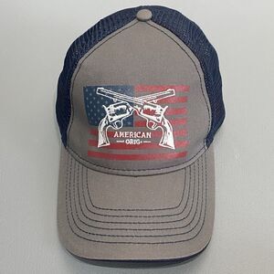 Cody James Mesh Trucker Hat Cap SnapBack American Original Crossed Pistols Flag